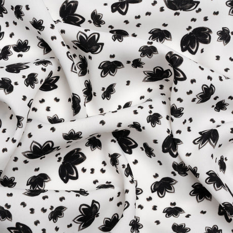 Mood Exclusive Small Lazy Lotus Polyester Crepe
