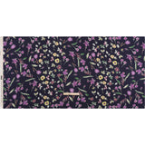 Sustainable Viscose Crepe Print - Purple, Navy, and Yellow Floral - Mood Exclusive Tulip Fever
