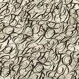 Sustainable Viscose Woven Print - White Calligraphic Letters - Mood Exclusive Dear Ms. Austen