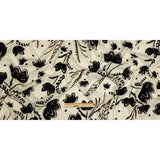 Mood Exclusive White Peaceful Pond Polyester Crepe