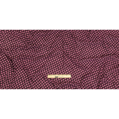 Mood Exclusive Purple Fine Fireworks Crinkled Polyester Georgette