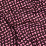 Mood Exclusive Purple Fine Fireworks Crinkled Polyester Georgette