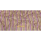 Mood Exclusive Orchid Tint Banded Together Polyester Crepe de Chine