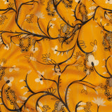 Mood Exclusive Artisan's Gold Amoeba Metallic Pinstriped Viscose Dobby