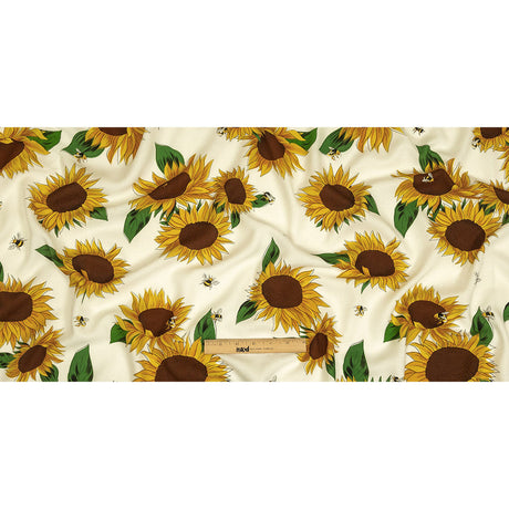 Mood Exclusive What's the Buzz Sustainable Viscose and Linen Woven