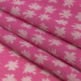 Mood Exclusive Pink Fine Fireworks Crinkled Polyester Georgette