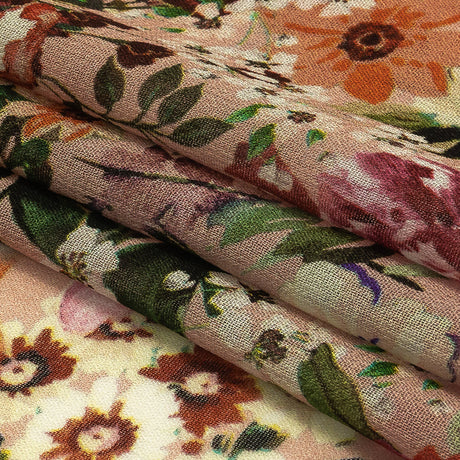 Mood Exclusive Pink Botanical Bounty Viscose Georgette
