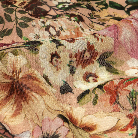 Mood Exclusive Pink Botanical Bounty Viscose Georgette