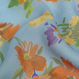 Mood Exclusive Blue Artist's Allure Viscose Georgette