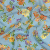 Mood Exclusive Blue Artist's Allure Viscose Georgette