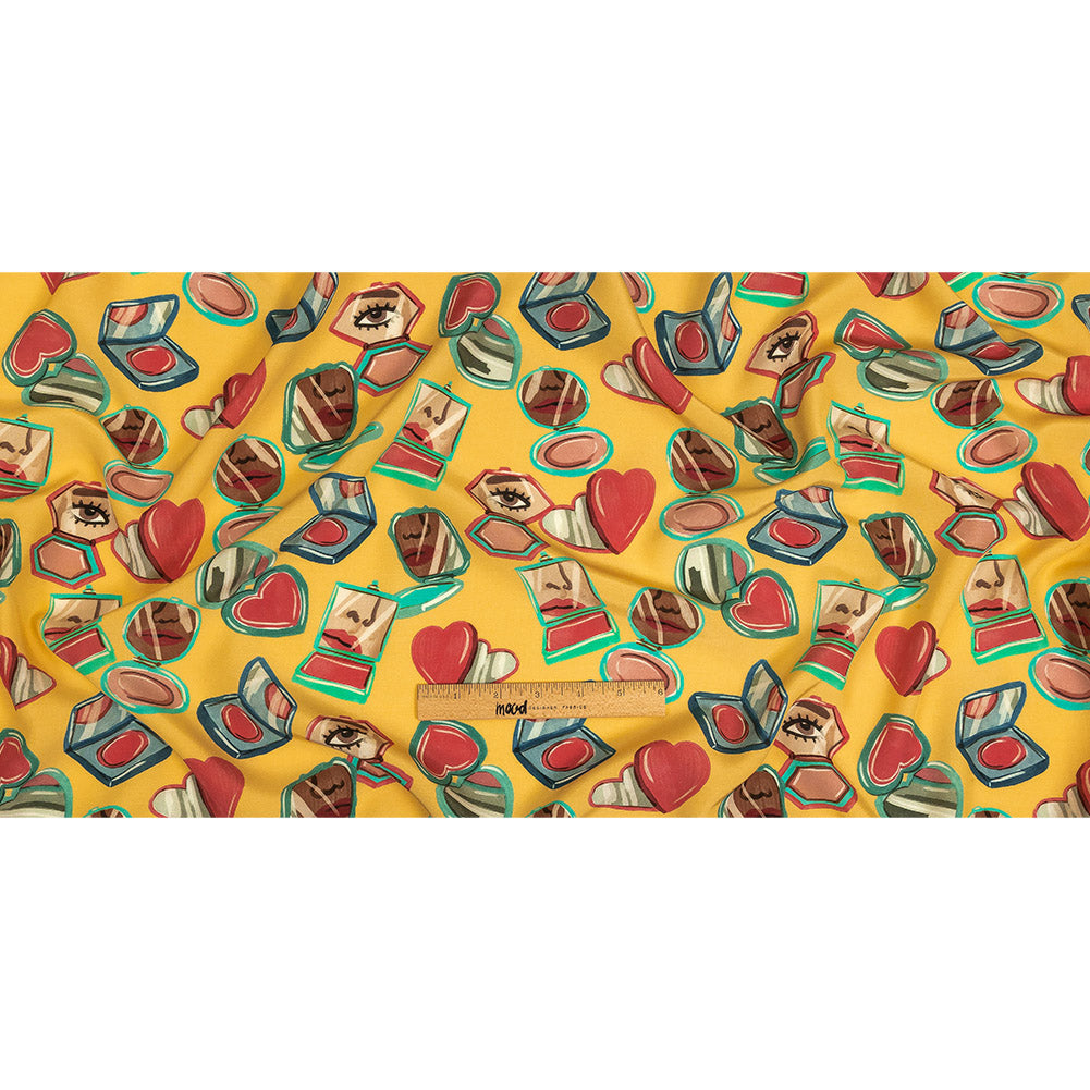 Mood Exclusive Cornsilk Glam Guru Viscose Poplin