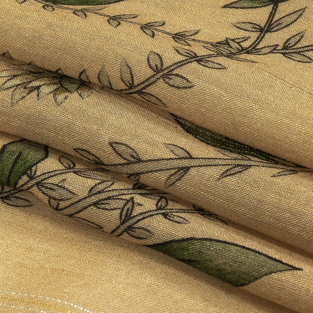 Mood Exclusive Vines Victorious Metallic Pinstriped Viscose Dobby