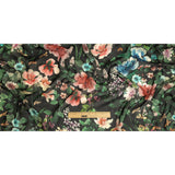 Mood Exclusive Black O'Keefe's Orchids Viscose Georgette