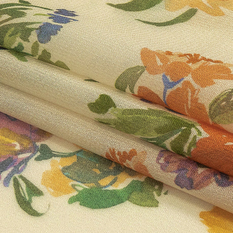 Mood Exclusive Beige Artist's Allure Viscose Georgette