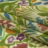 Mood Exclusive Green Collection of Cuttings Viscose Georgette