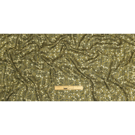 Mood Exclusive Stately Sprouts Metallic Pinstriped Viscose Dobby
