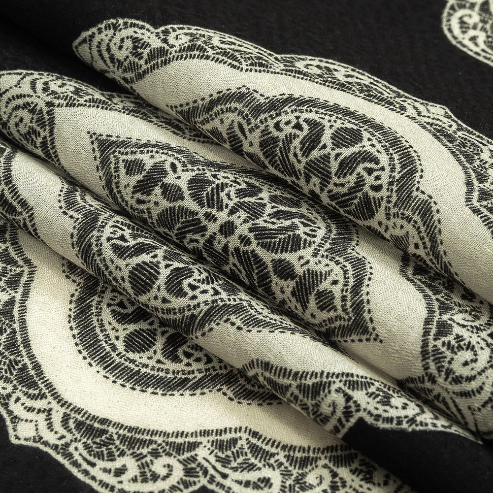 Mood Exclusive Caviar Antique Athenaeum Spotted Viscose Jacquard