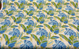 Swavelle Wind Blown Leaves Sunsplash 100 Percent Polyester Fabric - Blue Green Leaf Pattern, 54" Width (1 Yard)