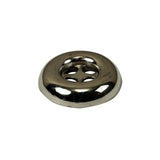 Italian Nickel 4-Hole Deepwell Metal Button - 36L/23mm