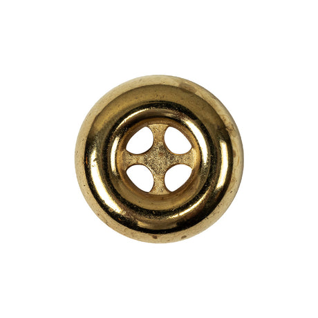 Italian Gold 4-Hole Deepwell Metal Button - 36L/23mm