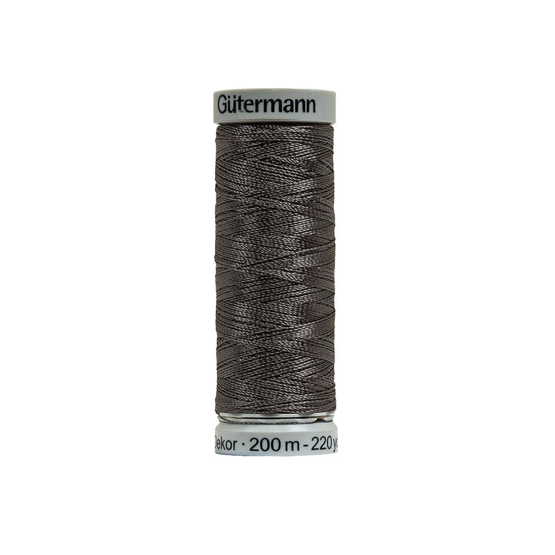 Gutermann Machine Embroidery Thread 200m - 9530 Charcoal