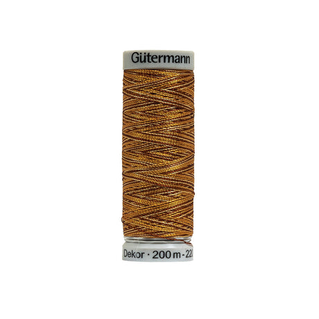 Gutermann Machine Embroidery Thread 200m - 9922 Varigated Butternut