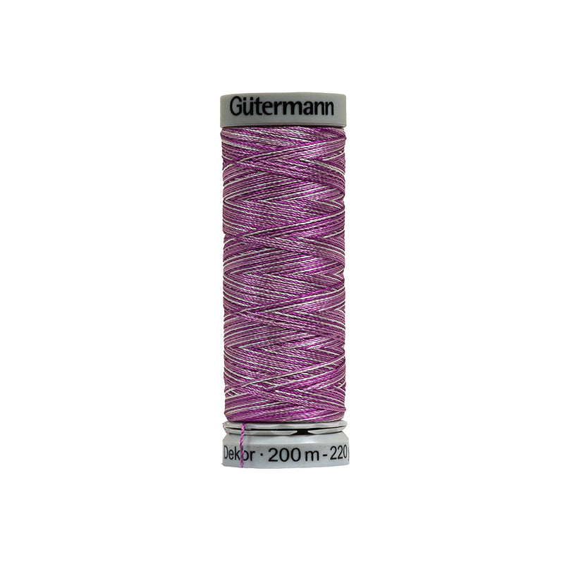 Gutermann Machine Embroidery Thread 200m - 9956 Varigated Lavender