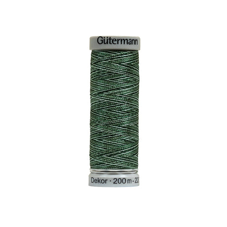 Gutermann Machine Embroidery Thread 200m - 9975 Varigated Foilage
