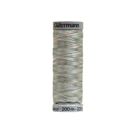Gutermann Machine Embroidery Thread 200m - 9996 Varigated Pastels