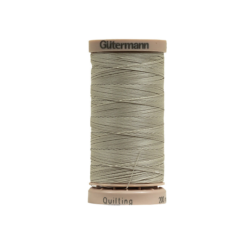 Gutermann Hand Quilting Cotton Thread 200m - 0618 Tuskegee Gray