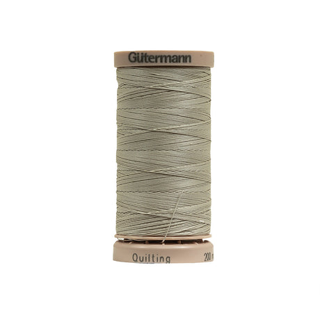 Gutermann Hand Quilting Cotton Thread 200m - 0618 Tuskegee Gray