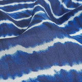 Viscose Twill Print - Blue and White Tie Dye - Mood Exclusive Making Waves