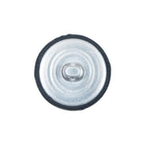 Black Silk Covered Button - 36L/23mm