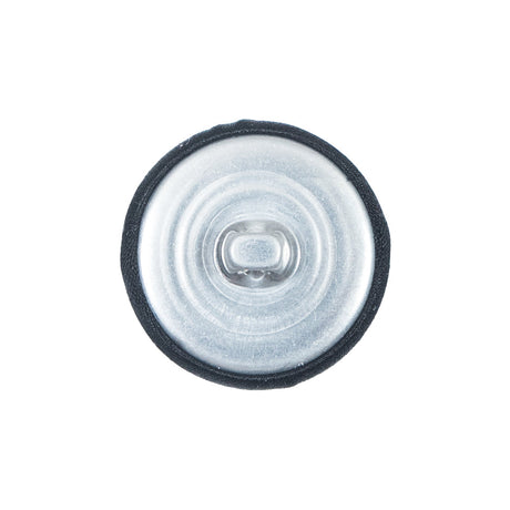 Black Silk Covered Button - 36L/23mm