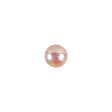European AB Pink Self Back Glass Button - 12L/7.5mm