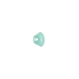 European Mint Self Back Glass Button - 12L/7.5mm