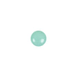 European Mint Self Back Glass Button - 12L/7.5mm