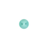 European Blue Green Self Back Glass Button - 12L/7.5mm