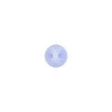 European Light Blue Self Back Glass Button - 12L/7.5mm