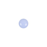 European Light Blue Self Back Glass Button - 12L/7.5mm