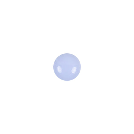 European Light Blue Self Back Glass Button - 12L/7.5mm