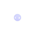 European Periwinkle Self Back Glass Button - 12L/7.5mm