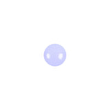 European Periwinkle Self Back Glass Button - 12L/7.5mm
