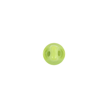 European Green Self Back Glass Button - 12L/7.5mm