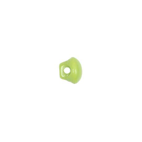 European Green Self Back Glass Button - 12L/7.5mm