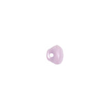 European Dark Lilac Self Black Glass Button - 12L/7.5mm