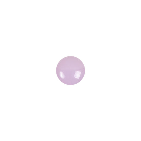 European Dark Lilac Self Black Glass Button - 12L/7.5mm