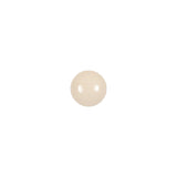 European Beige Half Domed Self Black Glass Button - 12L/7.5mm