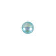 European AB Blue Self Back Glass Button - 14L/9mm