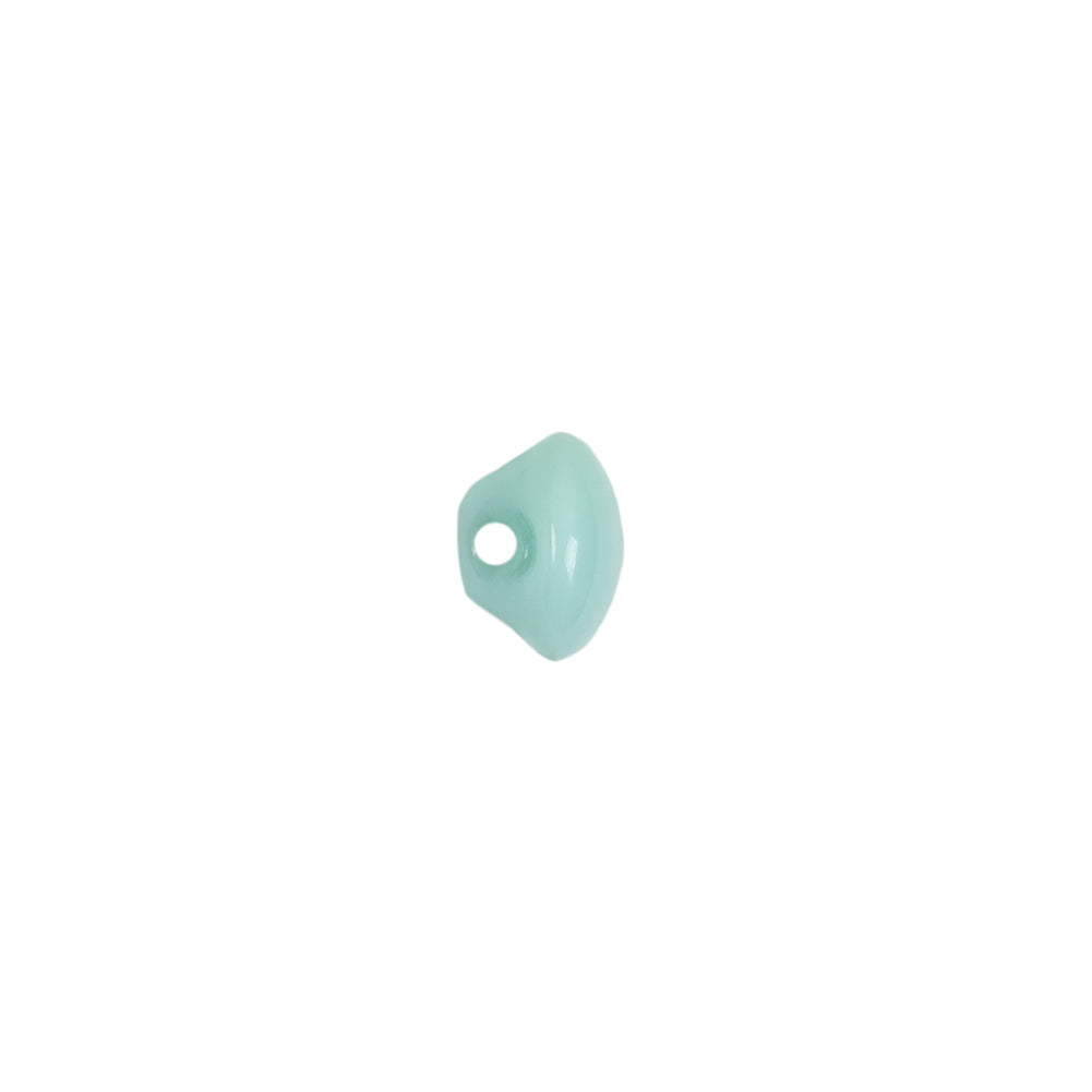European Mint Self Back Glass Button - 14L/9mm